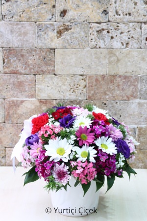 Seasanal Flowers in a Vase